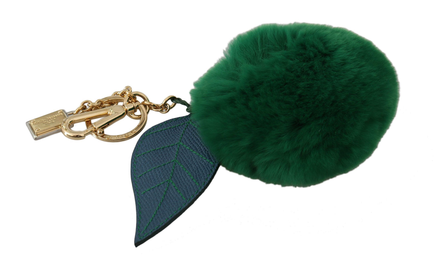 Elegant Tricolor Fur Ball Keychain