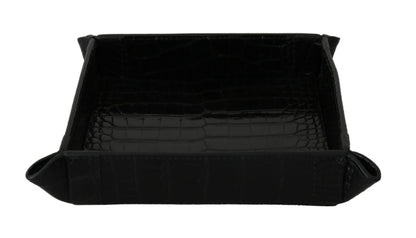 Elegant Black Exotic Skin Entry Tray