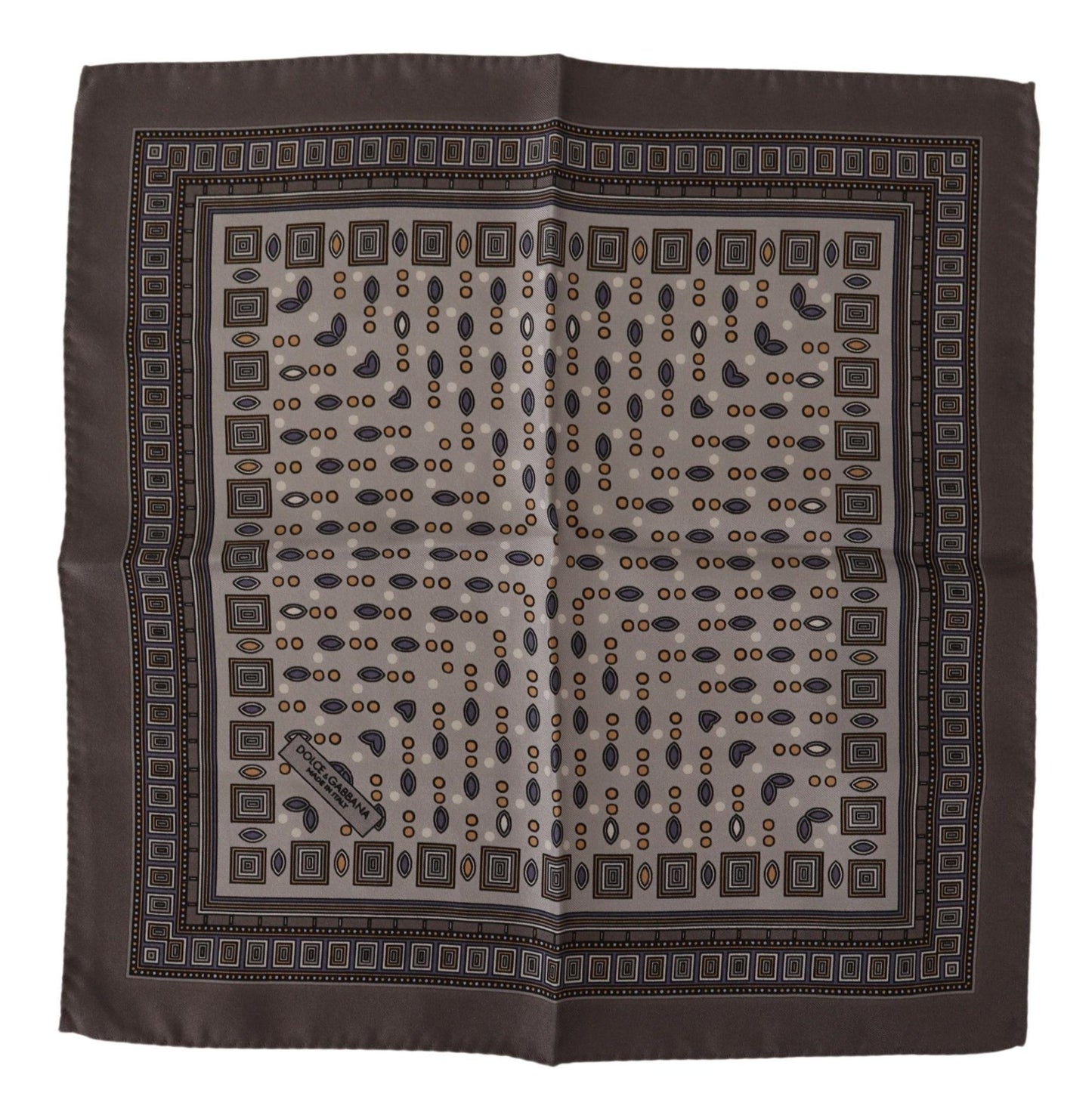 Elegant Silk Pocket Square in Rich Brown