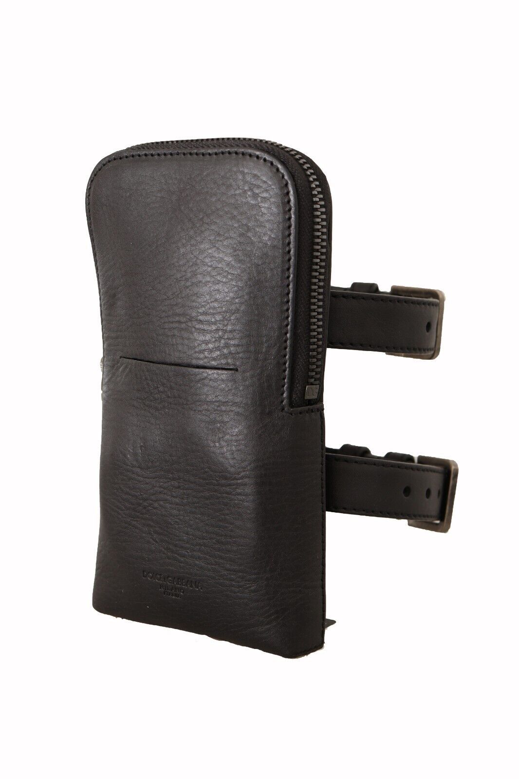 Elegant Black Leather Double-Strap Multi Kit