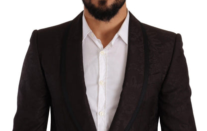 Sicilian Elegance Single-Breasted Blazer