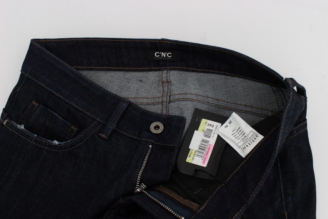 Chic Slim Fit Skinny Blue Jeans