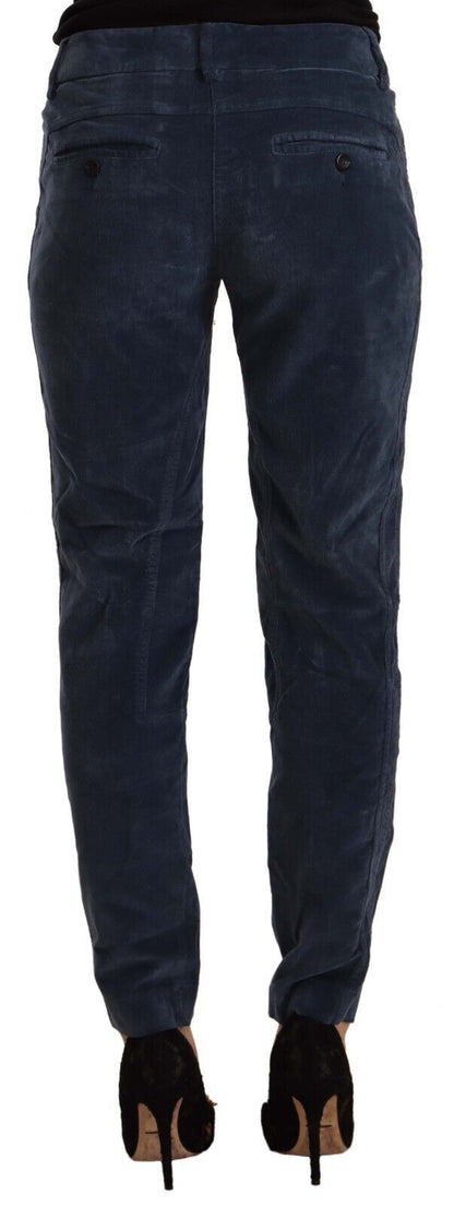 Elegant Tapered Cotton Blend Pants