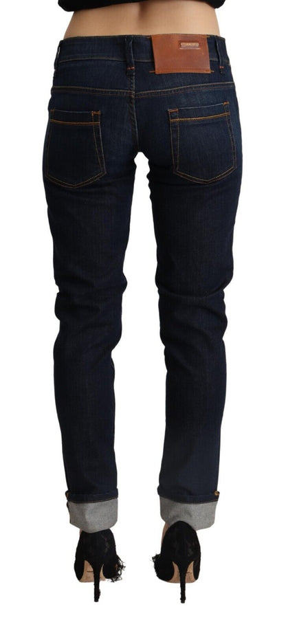 Slim Fit Dark Blue Denim Elegance