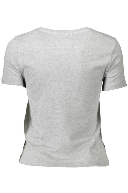 Gray Cotton Women Top