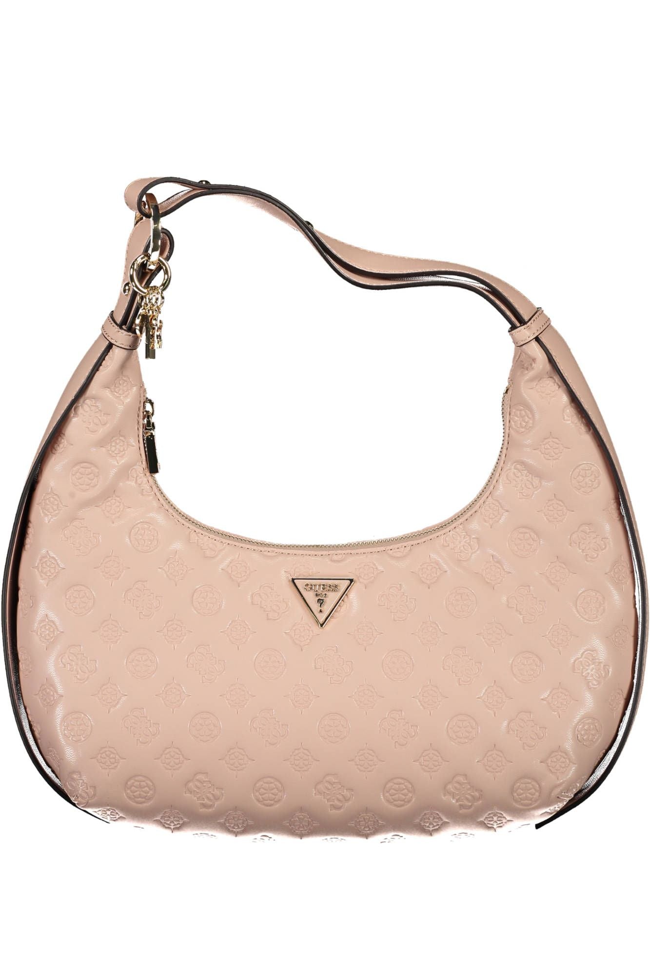 Pink Polyethylene Women Handbag