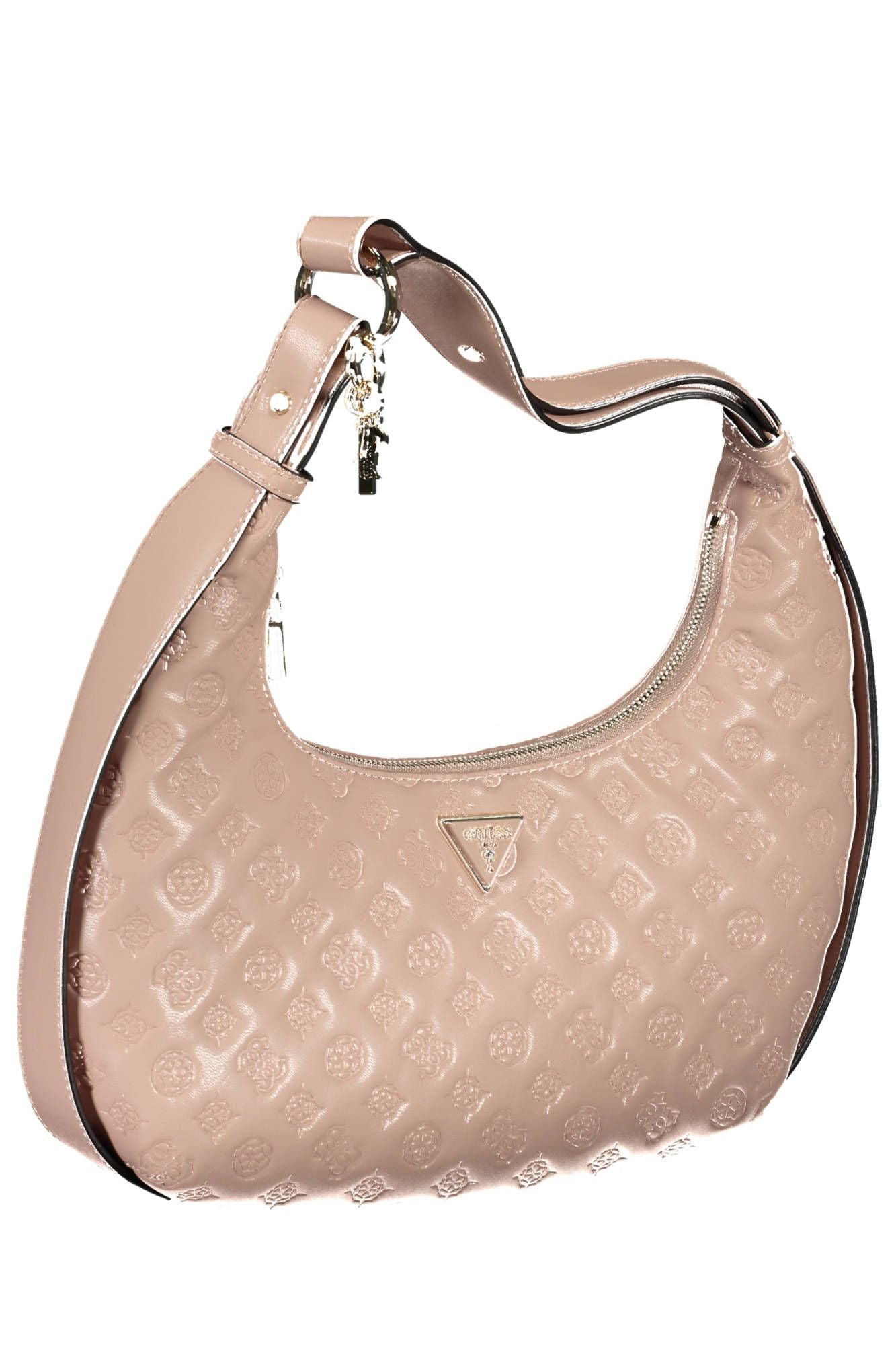 Pink Polyethylene Women Handbag