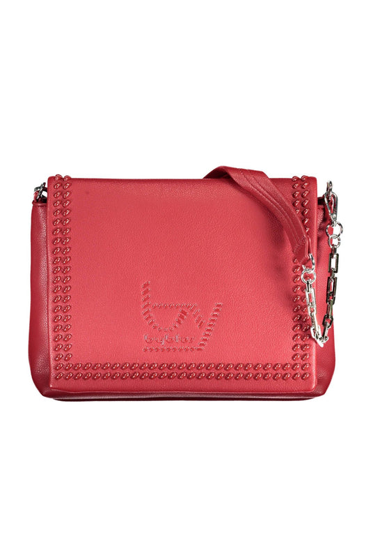 Red Polyethylene Women Handbag