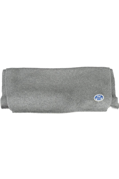 Gray Cotton Men Scarf