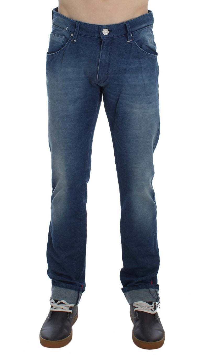 Slim Fit Blue Wash Italian Denim