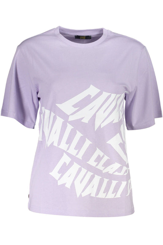 Purple Cotton Women T-Shirt