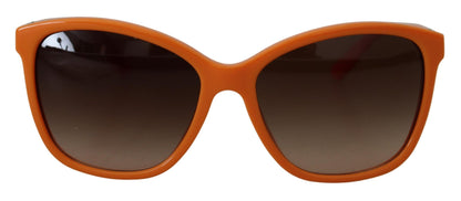 Chic Orange Round Sunglasses for Women