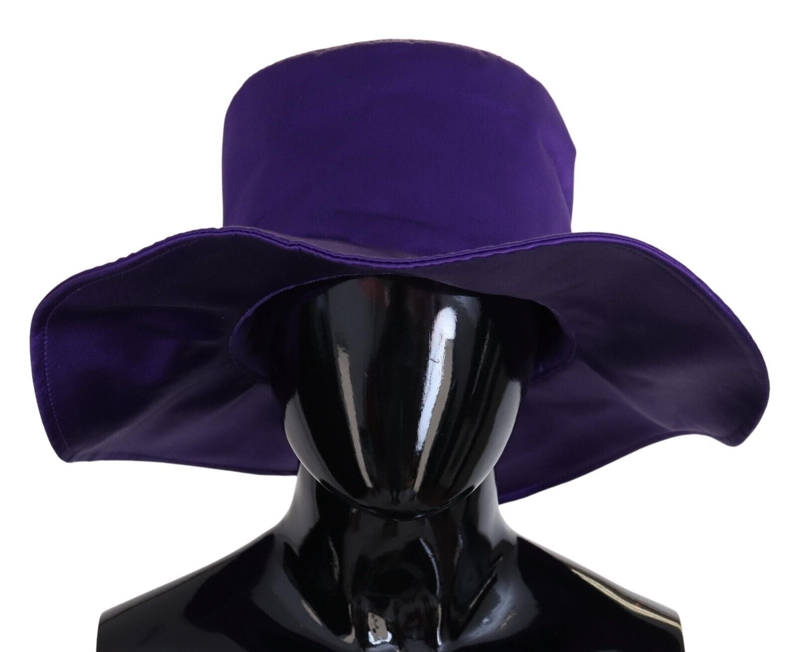 Elegant Purple Silk Top Hat