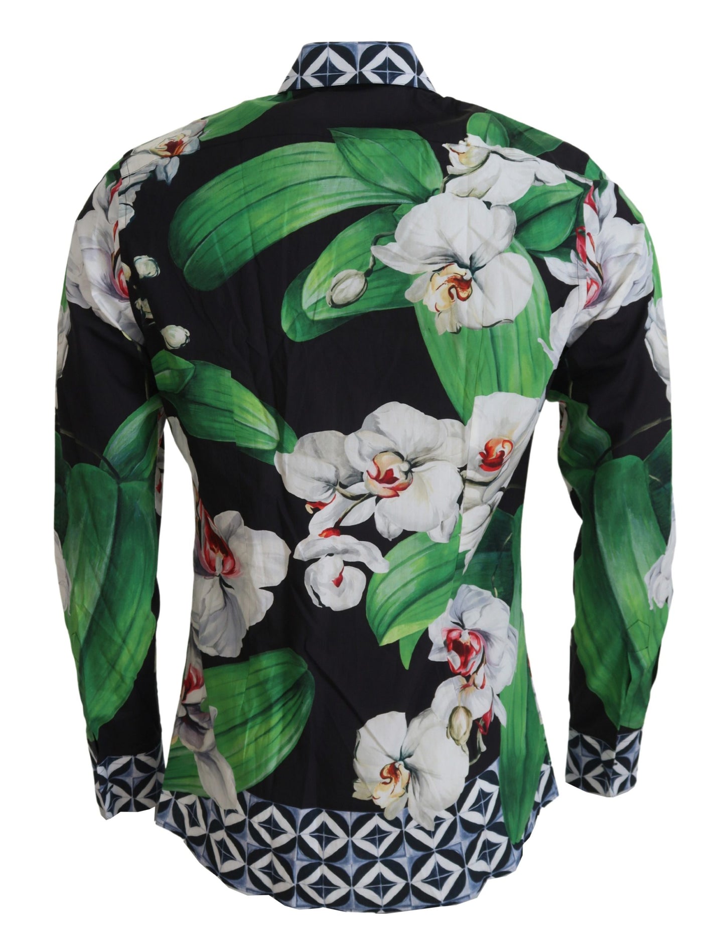 Floral Elegance Slim Fit Dress Shirt