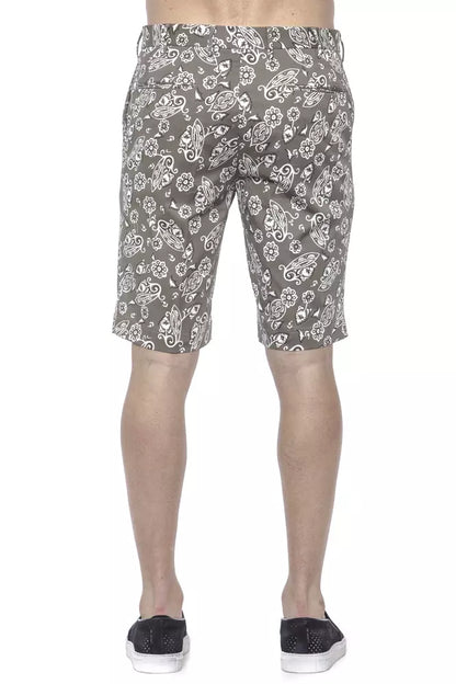 Green Cotton Men's Bermuda Short