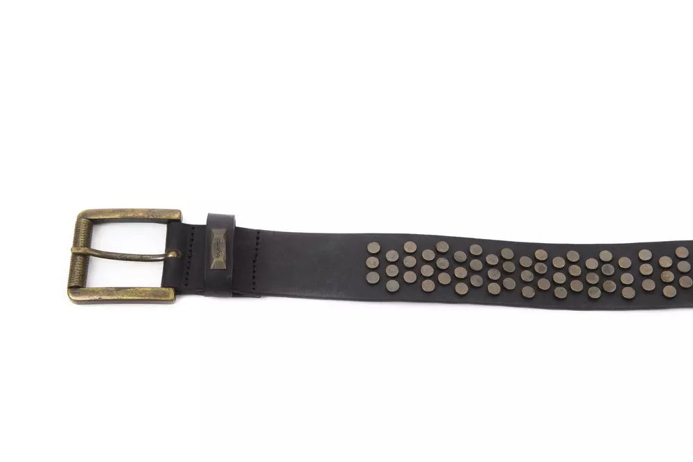 Black Leather Women Belt