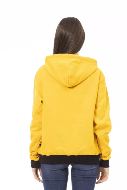 Yellow Cotton Women Sweater