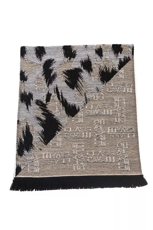 Beige Wool Men Scarf