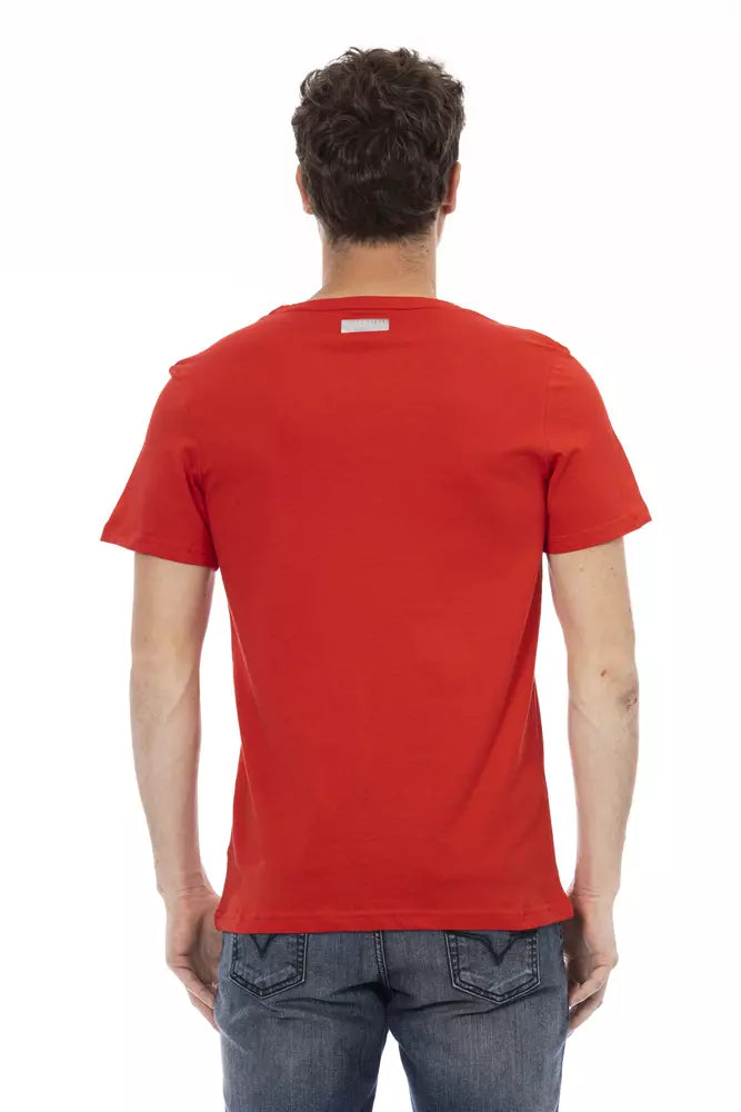 Red Cotton Men's T-Shirt