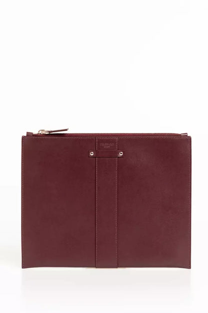 Brown Leather Men Clutch