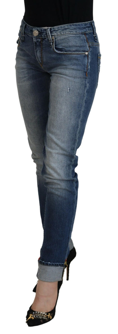 Sleek Skinny Low Waist Denim Jeans