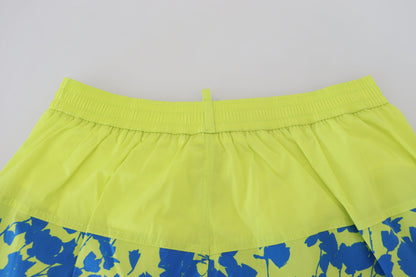 Exquisite Blue Green Swim Shorts Boxer