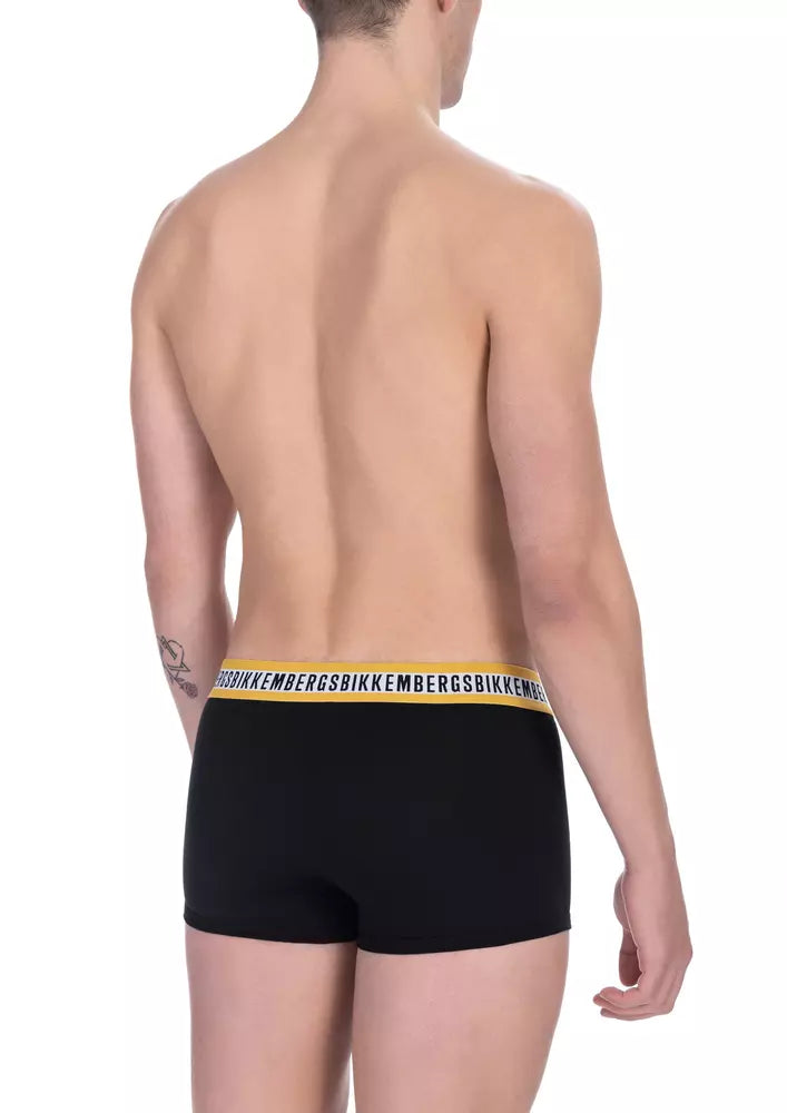 Black Cotton Men Trunk