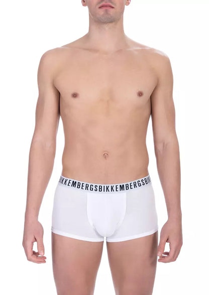 White Cotton Men Trunk