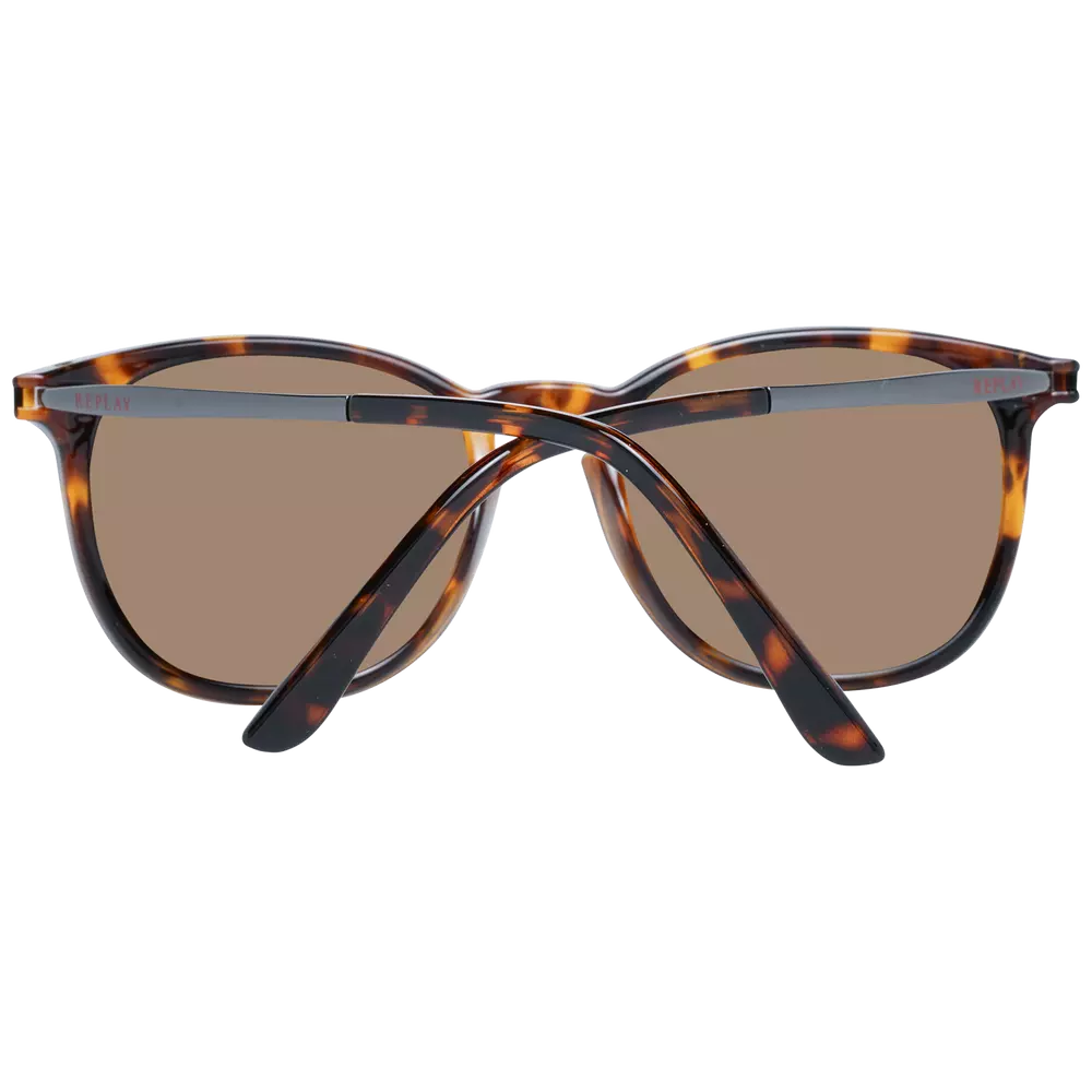 Brown Unisex Sunglasses