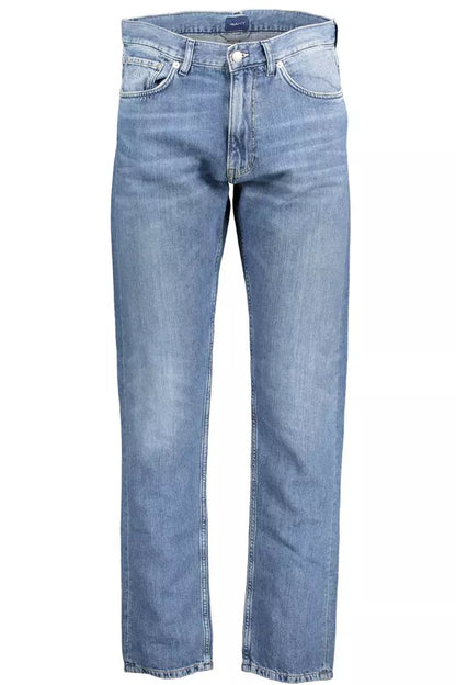 Blue Cotton Mens Jeans