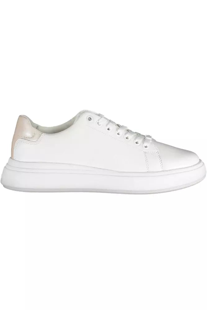 White Leather Women Sneaker