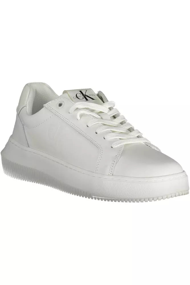 White Leather Women Sneaker