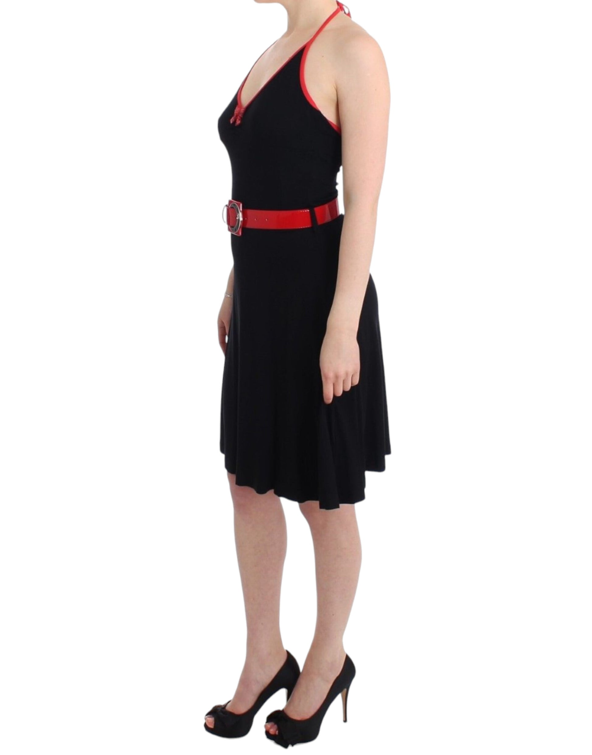 Elegant Black Palladio Knee-Length Dress