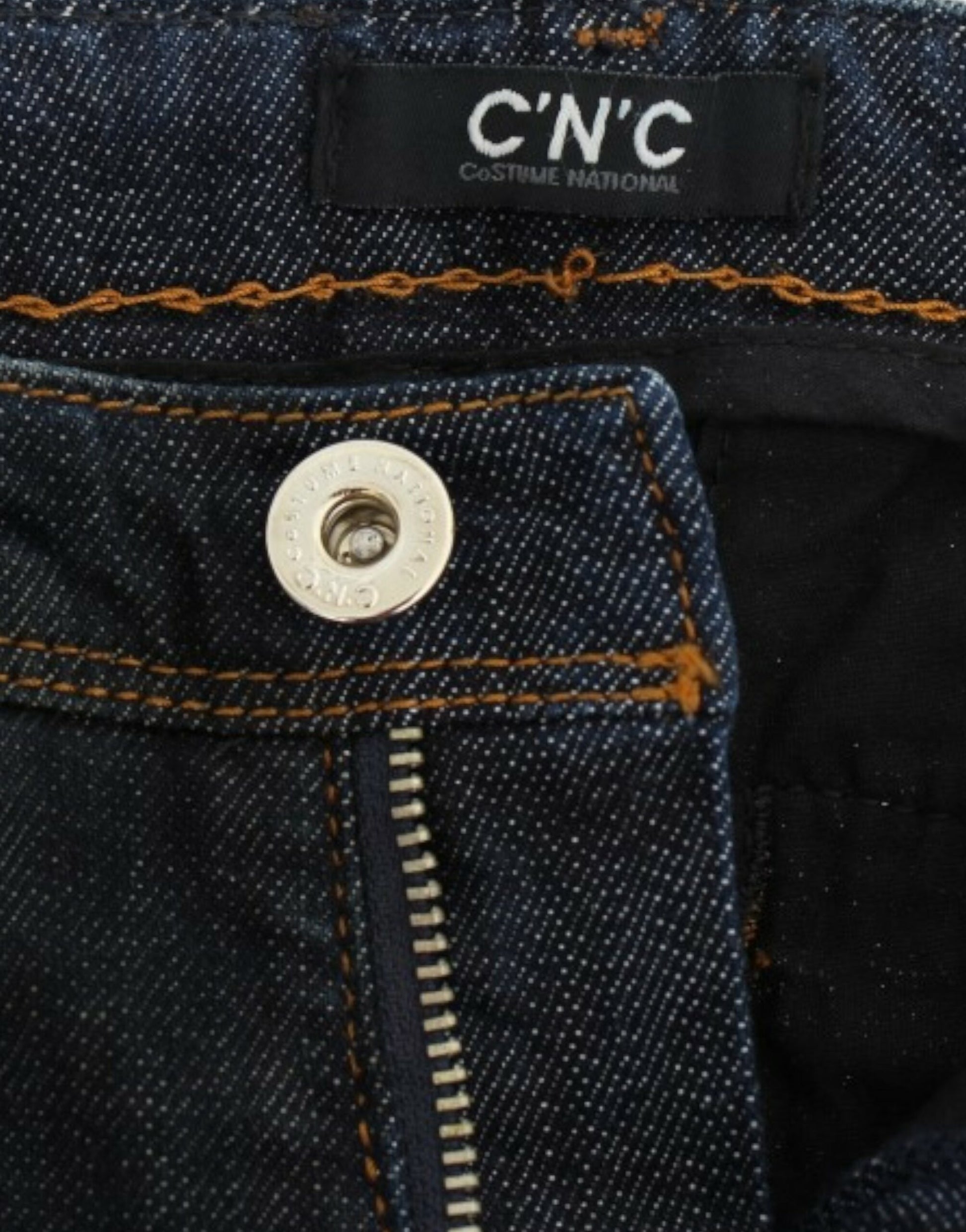 Chic Blue Slim Fit Denim Delight