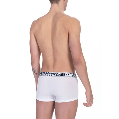 White Cotton Men's Underwear Trunk Pack