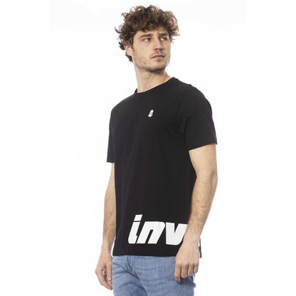 Black Cotton Men T-Shirt