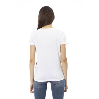 White Cotton Women Top