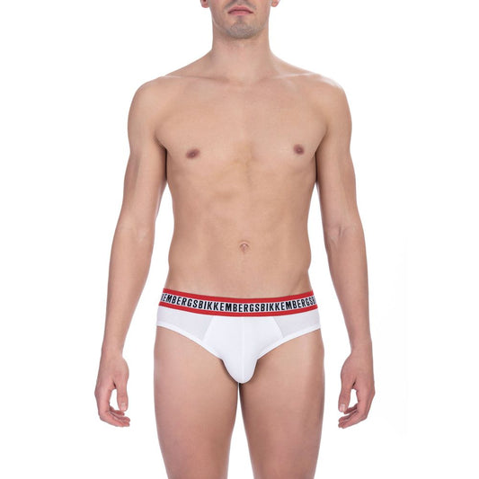 "White Cotton Men Brief"