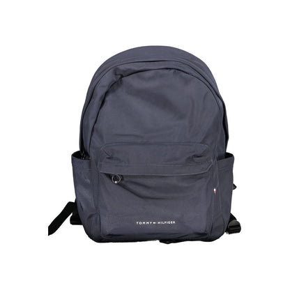 Blue Polyester Backpack