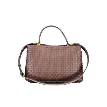 Brown Polyethylene Handbag