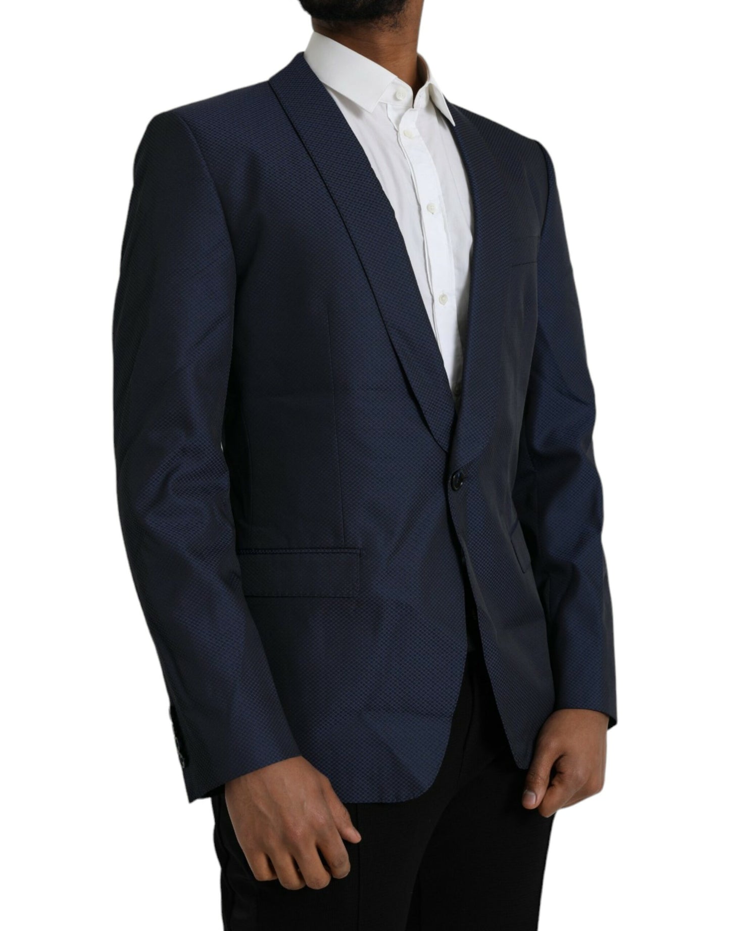 Blue MARTINI Shawl Single Breasted Blazer