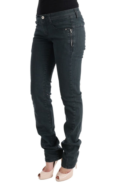 Chic Superslim Gray Cotton Jeans