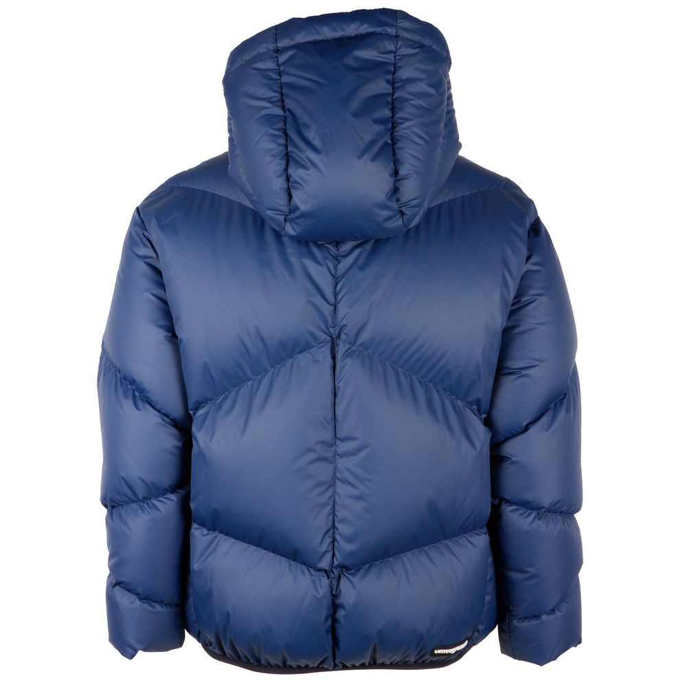 Blue Nylon Women Coat