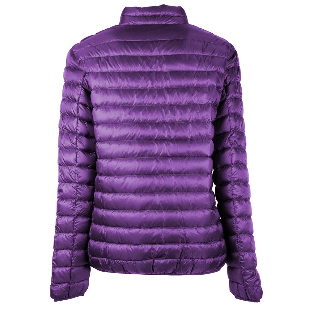 Chic Purple Nylon Down Jacket