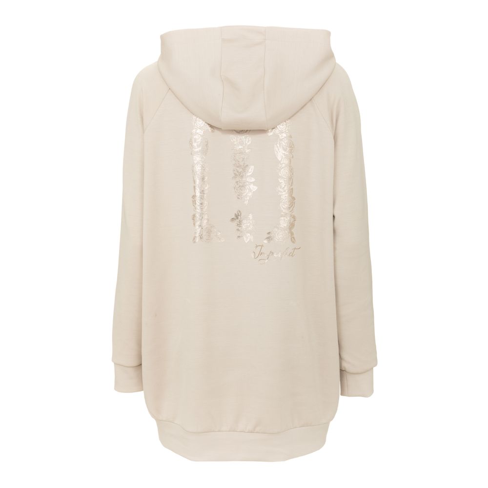 Beige Polyester Women Sweater