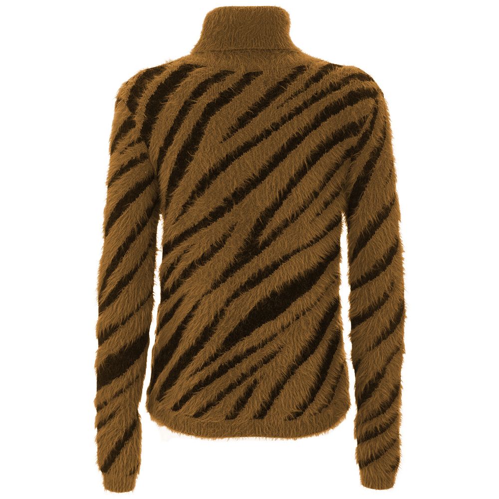 Brown Polyamide Women Sweater