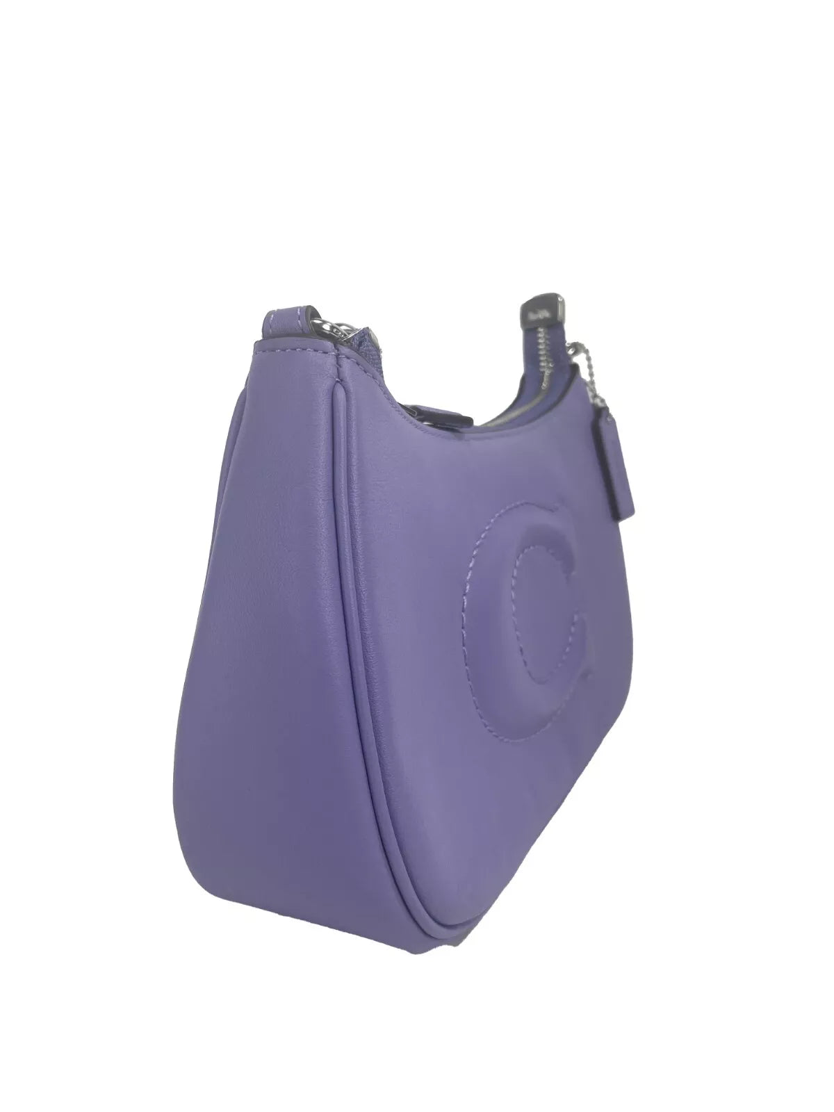 Teri Smooth Leather Crossbody Bag Purse Purple