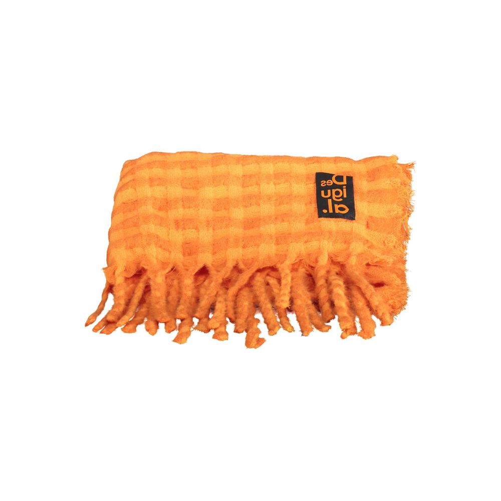 Orange Polyester Scarf