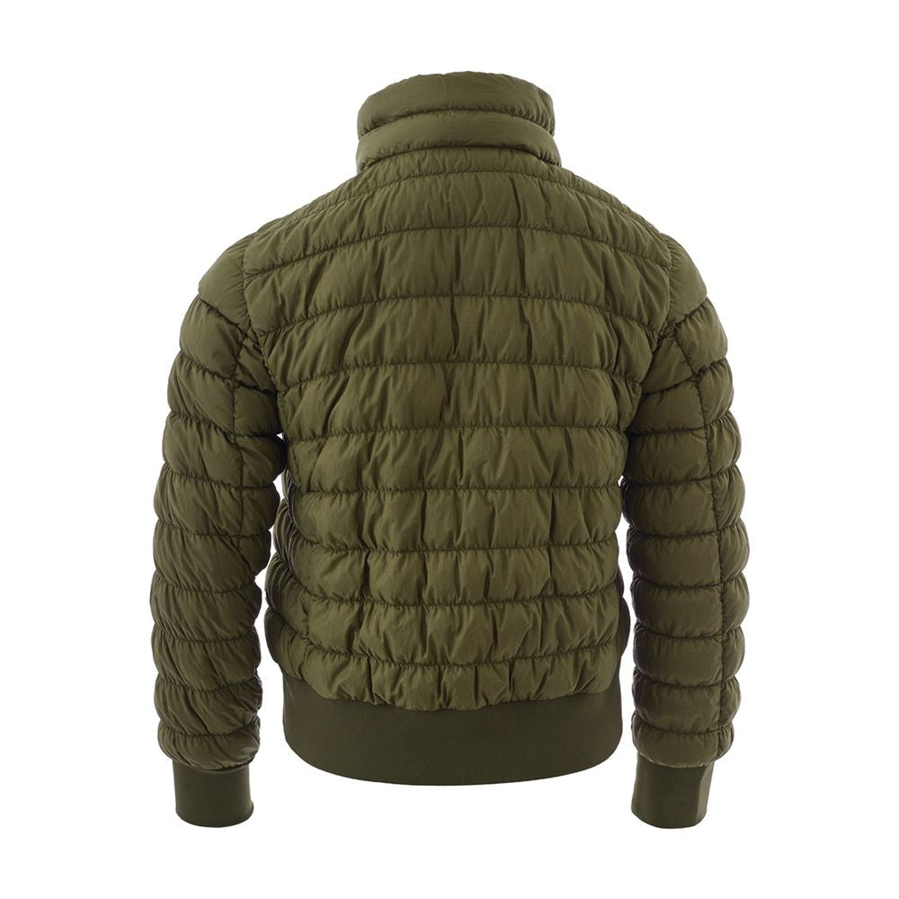 Elegant Green Polyamide Jacket