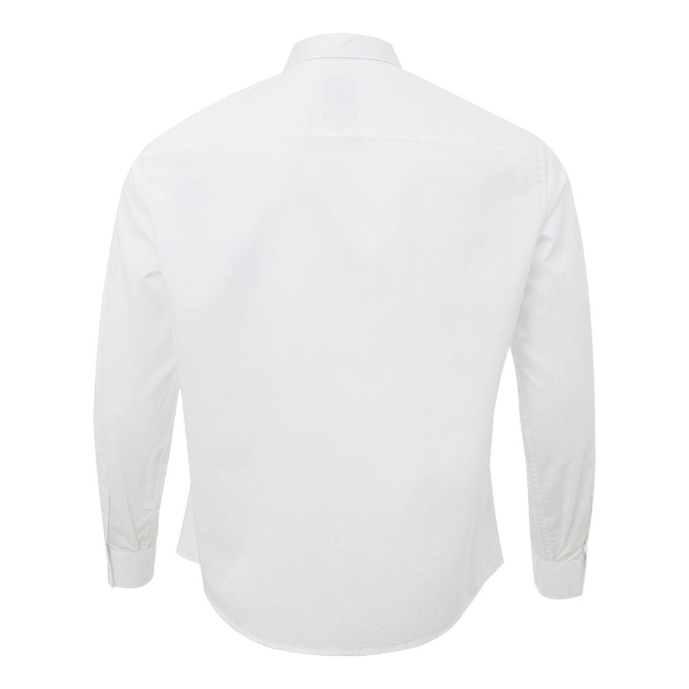 Elegant White Cotton Shirt for Men